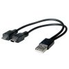 ROLINE 11.02.8303 :: ROLINE USB 2.0 AM to 5pMini+Micro B charging cable