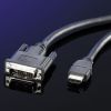 VALUE 11.99.5519 :: DVI кабел, DVI M - HDMI M, single link, 1.0 м