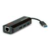 ROLINE 12.02.1107 :: USB 3.0 към Gigabit Ethernet конвертор + 3-портов хъб
