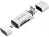 SANDBERG SNB-136-28 :: Card Reader USB-C+USB+MicroUSB