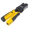 INTELLINET 780124 :: 2-in-1 Crimper and Cable Tester - Cuts, Strips, Terminates and Tests