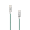 SBOX TYPEC-1-G :: Кабел USB TYPE C M към USB TYPE C M, 60W, 1м, зелен