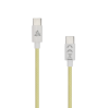 SBOX TYPEC-1-Y :: Кабел USB TYPE C M към USB TYPE C M, 60W, 1м, жълт