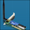 Linksys WMP54G :: Безжичен мрежов адаптер, PCI, 802.11g