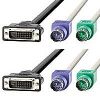ROLINE 11.01.4755 :: ROLINE KVM кабел DVI M+PS/2 -- DVI M+PS/2, 4.5 м