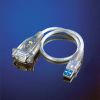 ROLINE 12.02.1086 :: USB към DB-9 Male, Serial конвертиращ кабел, 30 см