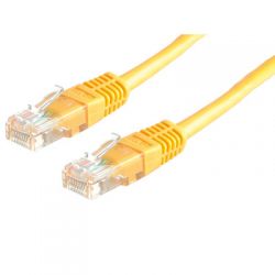 VALUE 21.99.1562 :: UTP Patch кабел, Cat. 6, жълт цвят, 5.0 м
