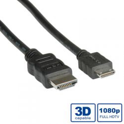 ROLINE 11.04.5580 :: HDMI Type A M - HDMI Type C M, 2.0 м