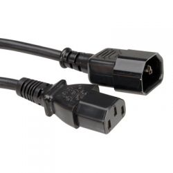 ROLINE 19.08.1515 :: VALUE кабел за захранване на монитор, черен цвят, 1.8 м