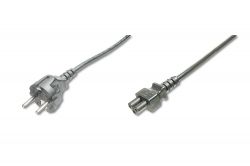 ASSMANN AK-440115-012-S :: German Mains connection cable, Schuko - C5, M/F, 1.2 m