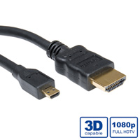 ROLINE 11.04.5581 :: HDMI Type A M - HDMI Type D M, 2.0 м