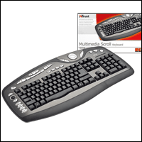 Trust 15036 :: Клавиатура Multimedia Scroll Keyboard, KB-2200