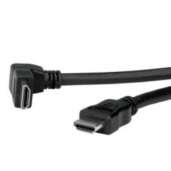 ROLINE 11.04.5626 :: ROLINE HDMI 1.4 High Speed Cable with Ethernet, M - M, конектор надолу, 2.0 м