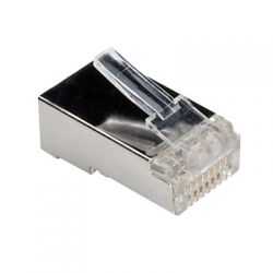 ROLINE 12.01.1089 :: Cat.6 Modular Plug, unshielded, for Solid Wire 10 pcs.