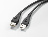 ROLINE 11.02.8810 :: USB 2.0 Light кабел, тип A - A, M/F, 1.8 м, удължителен