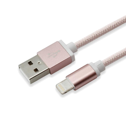 SBOX IPH7-RG :: Кабел за данни USB към Lightning, 1.5 м, златисто розово