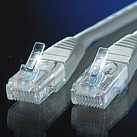 ROLINE 21.15.0501 :: UTP Patch кабел Cat.5e, 1.0 м, AWG24, сив цвят
