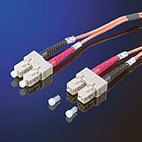 VALUE 21.99.9303 :: Оптичен кабел, 62.5 - 125 µm, SC-SC, 3.0 м, оранжев цвят