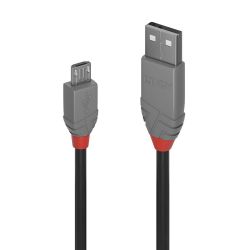 LINDY 36731 :: USB 2.0 Type A to Micro-B Cable, Anthra Line, 0.5m