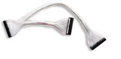 MANHATTAN 364928 :: Round Floppy Drive Cable, 3 Connectors, 53 cm (21 in.), Clear