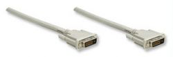 MANHATTAN 371803 :: Monitor Cable, DVI-D Dual Link Male to DVI-D Dual Link Male, Beige, 3.0 m (10 ft.)