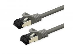VALUE 21.99.1801 :: Cable S/FTP Patch Cord Cat.8 (Class I), LSOH, grey, 1m