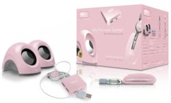 SWEEX SP939 :: Notebook Speakers BOX Baby Pink