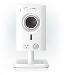 Compro TN60 :: H.264, Day-Night компактна Cloud IP охранителна камера, PIR датчик, 640x480, SD card слот