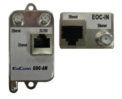 ENCONN EOC-AN/IN :: 100 Mbps Ethernet Over Coax екстендър, 200 м