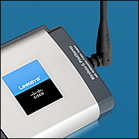 Linksys WPSM54G :: Безжичен принтсървър за мултифункционални устройства, 802.11g