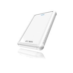RAIDSONIC IB-223StU+Wh :: External enclosure for 2.5'' SATA HDD with Smart AP software and protection sleeve