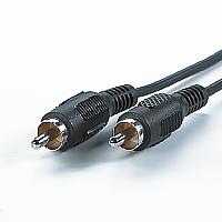 ROLINE 11.09.4332 :: Cinch extension Cable, RCA M-M, 2.5 m
