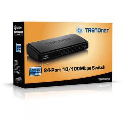 TRENDnet TE100-S24D :: 24-Port 10/100 Mbps Switch