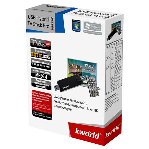 Hybrid tv stick. KWORLD тюнер KW ub406. Юсб гибрид ТВ стик про KWORLD. KWORLD USB Analog TV Stick Pro 423. KWORLD Hypermedia Center 3.6 цифровое ТВ.