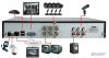 KGUARD CA104.V2-H02-SHARP :: Охранителна система - 4-канален DVR + 4 камери SHARP