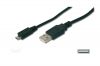 ASSMANN AK-300110-018-S :: USB кабел, type A - micro B, M/M, 1.8 м, екраниран