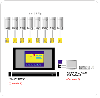 ATEN CL1216LA :: 16-port KVM суич с 15“ LCD KVM конзола, full keyboard, touchpad, 1U