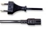 MANHATTAN 339100 :: захранващ кабел за лаптоп, 2-пинов, черен, 1.8 м