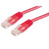 ROLINE 21.15.0671 :: UTP Patch кабел Cat.5e, crosswired, червен цвят, 10.0 м