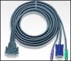 ATEN 2L-1603P :: KVM кабел, DB25 M >> 2x PS2 M + HD15 M, 3.0 м