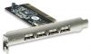 MANHATTAN 171557 :: Hi-Speed USB PCI Card, 4 External or 3 External with 1 Internal Connections