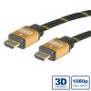 ROLINE 11.04.5562 :: ROLINE GOLD HDMI High Speed Cable, HDMI M - HDMI M 2 m