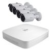 DAHUA IP-BULLET :: IP Охранителна система - 4-канален NVR + 4 IP bullet камери + 1TB диск + захр. адаптер и кабели