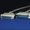ROLINE 11.01.1030 :: Принтерски кабел, D25M/C36M, 3.0 м, монолитен, 25 проводника