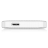 RAIDSONIC IB-233U3-Wh :: USB 3.0 външна кутия 2.5" SATA HDD/SDD, до 9.5 мм дискове, бяла, със силиконов калъфия за