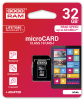 GOODRAM M1AA-0320R11 :: 32 GB MicroSDHC card with adapter, Class 10, UHS-1