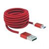 SBOX USB AM-MICRO-15R :: USB кабел, Type A - Micro B, M/M, 1.5 м, червен