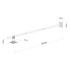 SBOX PM-300 :: UNIVERSAL PROJECTOR WALL STAND