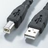 ROLINE 11.02.8910 :: USB 2.0 Light кабел, 1.8 м, тип A - B, черен цвят