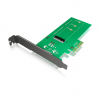 RAIDSONIC IB-PCI208 :: Адаптер M.2 към PCIe, до 80mm
